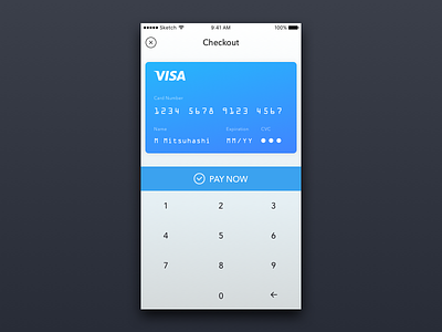 Daily UI #2 re: Credit Card Checkout UI credit card checkout dailyui sketch ui