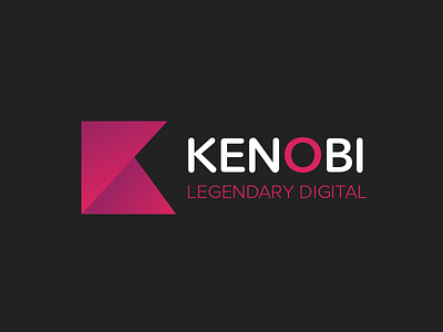 Kenobi agency branding digital identity kenobi logo