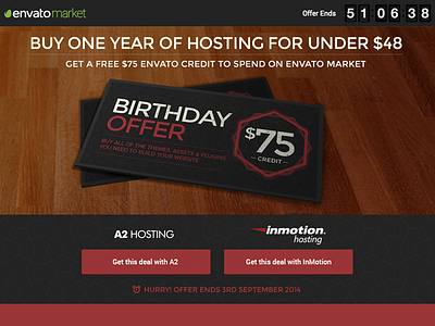Envato Hosting Bundle design envato landing one page page photo promo site web website