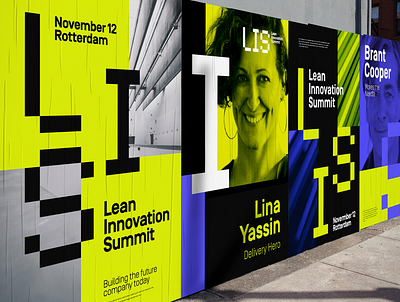 Lean Innovation Summit design logo typography