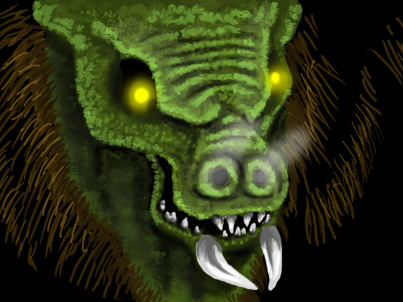 Drag dragon illustration monster painting photoshop