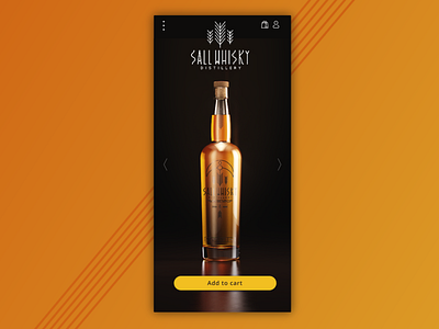 Daily UI 012 - Single item eCommerce shop concept concept app dailyui dailyui012 design e commerce fanart whisky