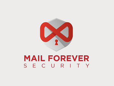 Mail Forever Security Logo clean clever logo clever mail creative mail logo dark email logo forever infinity infinity mail infinity sign lock mail mail guard mail icon mail secured red security mail shield mail simple