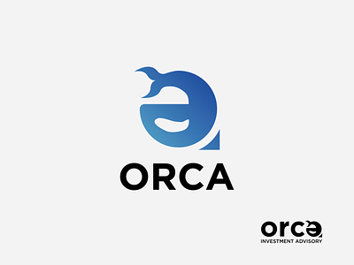 Orca | Killer Whale Logo a letter a letter logo abstract logo blue branding clean logo creative logo design dolphin logo financial fish logo gotham icon killer whale logo logo designer logodesign minimalist o letter orca whale logo sea animal