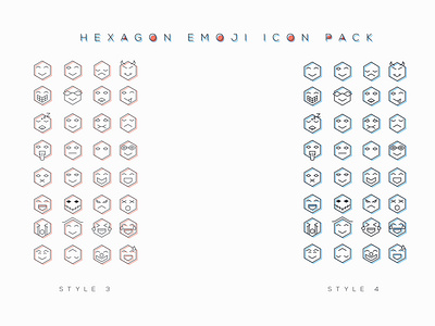 Hexagon Emoji Pack