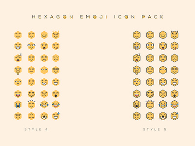 Hexagon Emoji Pack