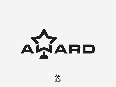 Award logo award award logo bold branding clever logo creative award logo graphic design icon illustration logo logo design minimal prize simple visual