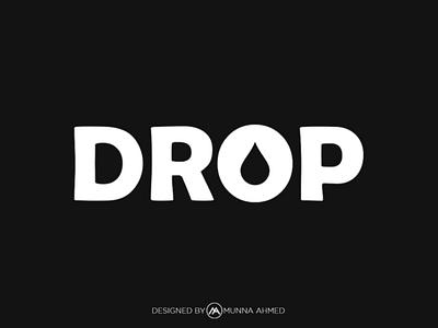 creative drop logo