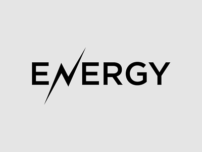 ENERGY LOGO clean logo clever energy logo cleverlogo energy energy logo energy text graphicdesign logo minimalist energy logo power simple logo simple logo design typography