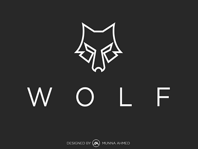 wolf logo design