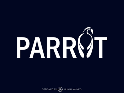 parrot logo design bird clever parrot logo creative creative parrot creative parrot logo design logo logodesign minimal parrot logo parrot parrot bird parrot logo parrot logo design simple parrot logo