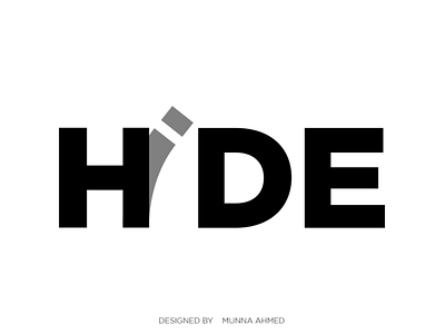 Hide logo design