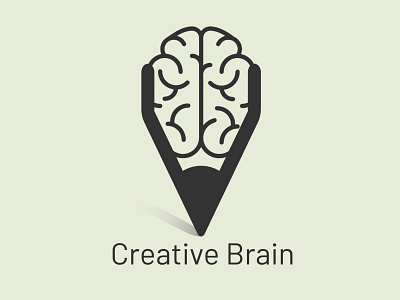 creative brain logo brain brain logo creative creative brain logo creative logo dark drawing human brain logo design idea minimal pencil pencil logo simple