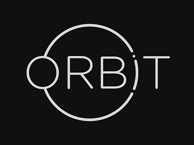 ORBIT LOGO DESIGN clever orbit logo creative orbit logo design dark globe line art minimalist orbit logo orbit orbit logo design round simple orbit logo space orbit white