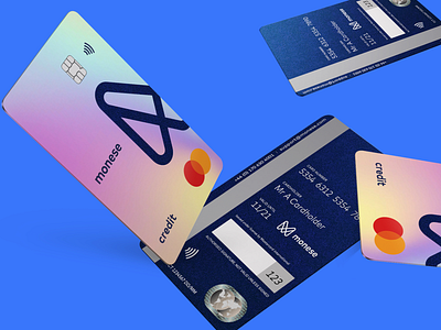 Monese Credit Card bank branding card design design fintech