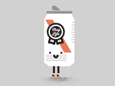 Chug life beer illustration summer