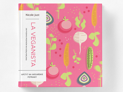 book cover book book cover cover cover book design illustration pink redesign typography vege vegetable vegetables vegetarian