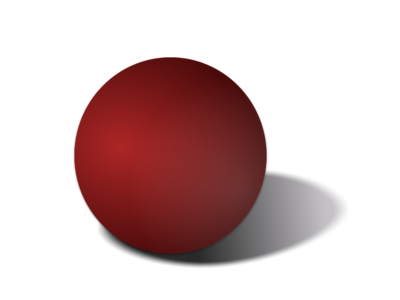 Red Ball 3d design illustration sketch vector