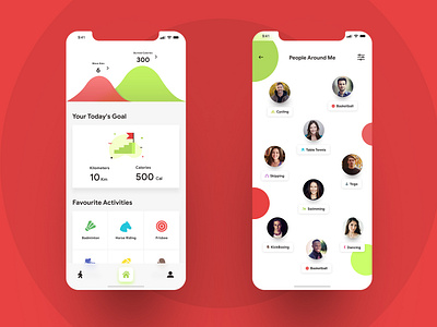 Walkato - Fitness App UI Design