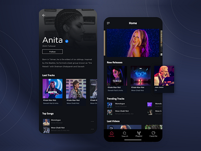 Music platform (Mpbile App) adobe xd app clean dark design mobile app music music app player spotify ui ux