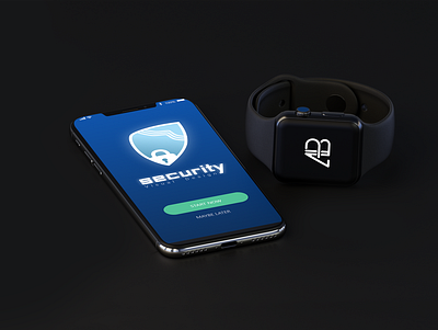 Security app androi app design icon illustrator ios logo mobil splash typography ui ux vector