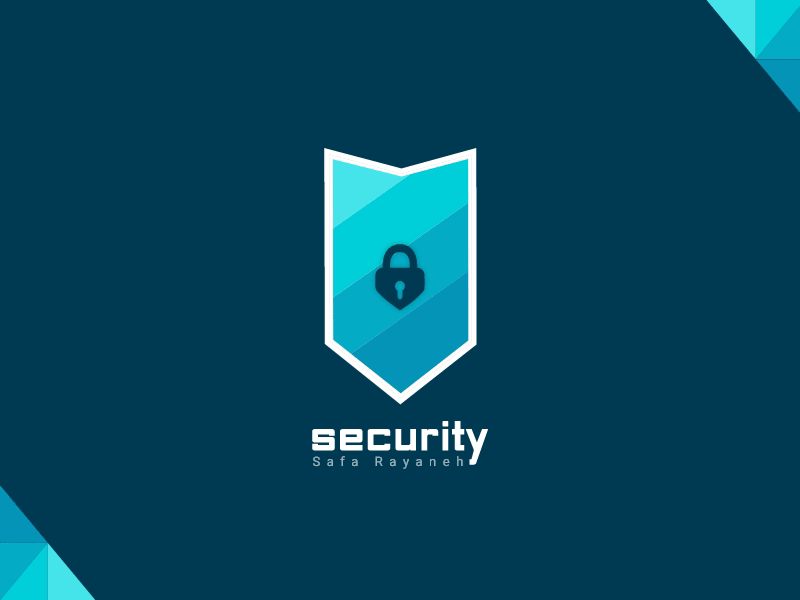 Security Logo android animation app branding design icon illustrator logo splash typography
