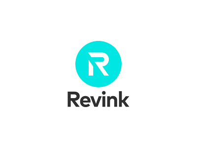 Revink blue branding design flat icon letter letter r logo logotype minimal minimalism minimalist minimalistic r vector