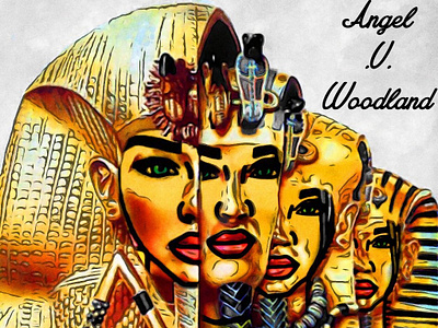 God's & Goddesses art design digital art drawing egyptian girl godesses gods graphic king lady painting queen royal royalty sketch woman