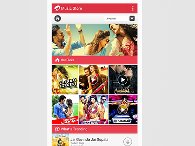 Bollywood Songs in Music Store