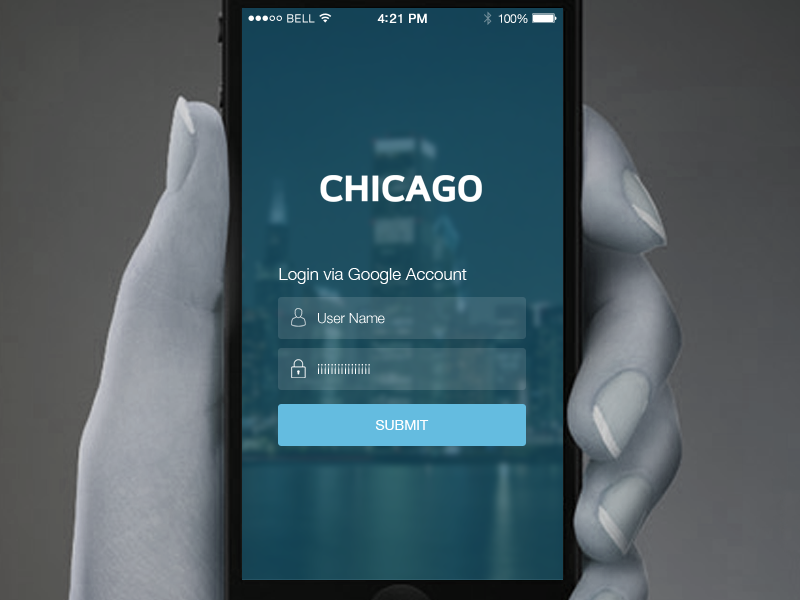 Chicago City S City Wi Fi Login Page By Rabin Dey On Dribbble