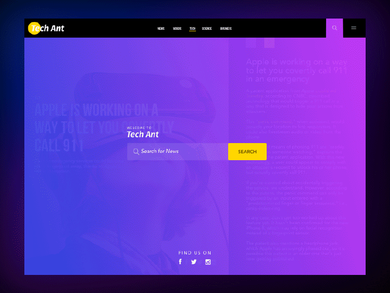 Gradients - Inspired by Nature! colourful creative dark gradient news tech ui ux