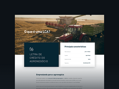 Landing Page - Renda Fixa design finance landing page lca ui ux web