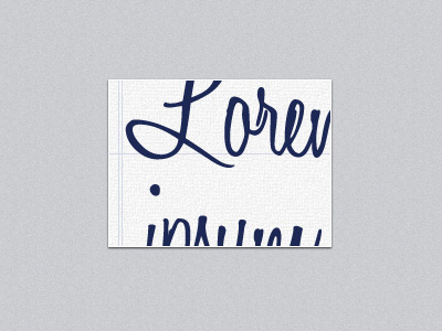 Lorem ipsum font graphic thumbnail