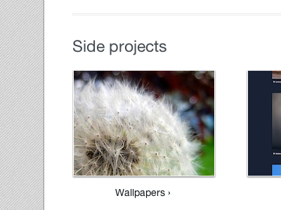 Side projects