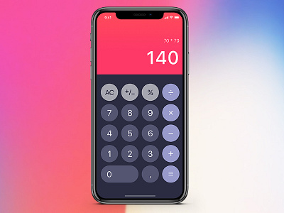 Calculator Design app design ui ux