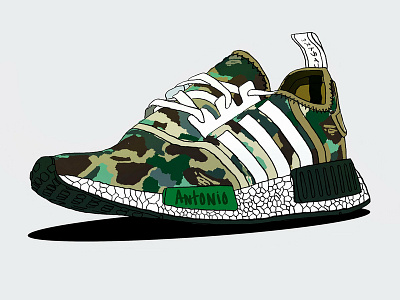 Adidas Bape nmd illo