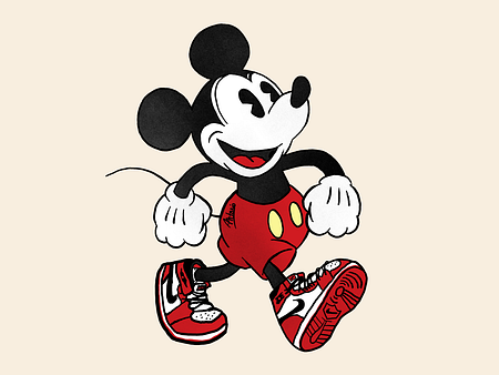 Mickey Mouse Jordan 1 S by Antonio Manaligod on Dribbble