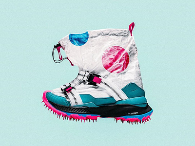 Custom Nike Off White/Mars Yard shoe