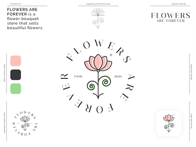 Logo design concept for Flowers are Forever