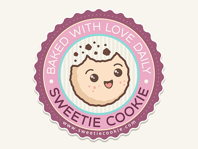 Sweetie Cookie brand carlitoxway cookies cute illustration logo sweet