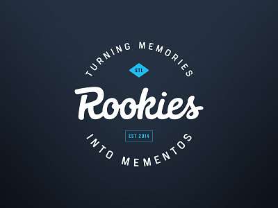 Rookies branding app baseball branding logo logomark wordmark