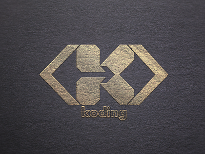 Koding Gold app branding design icon illustration logo typography web website