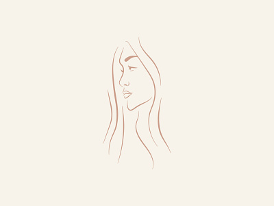 Simple Illustration of a Woman branding design graphic design illustration minimal simple vector woman woman illustration women