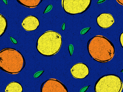 Citrus Illustration brand design brand identity branding citrus design graphic design illustration pattern retro retro design vintage