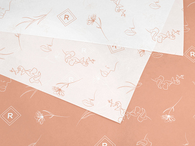 Remedy Gift Wrap Paper banff brand identity brand identity designer branding design illustration logo print design