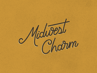 Midwest Charm Monoline Lettering