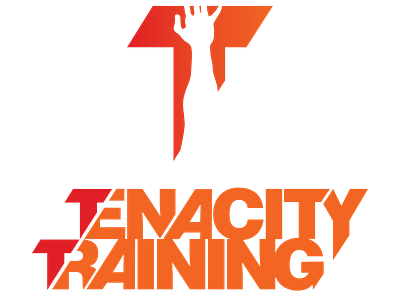 Tenacity Training brand identity design icon logo typography vector