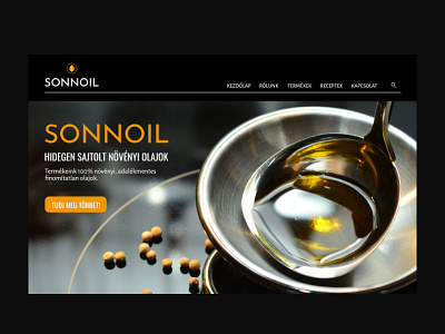 Web design for SONNOIL affinitydesign desktop design ui uidesign uiux webdesign