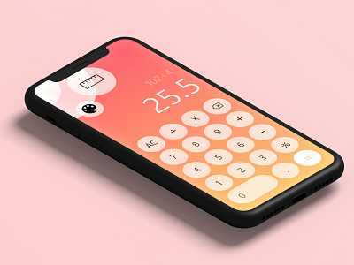 004 100 days challenge app appdesign calculator clean design flat preview ui ui ux ux