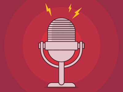 Top 10 Healthcare Podcasts for Physical Therapists design flat illustration vector web